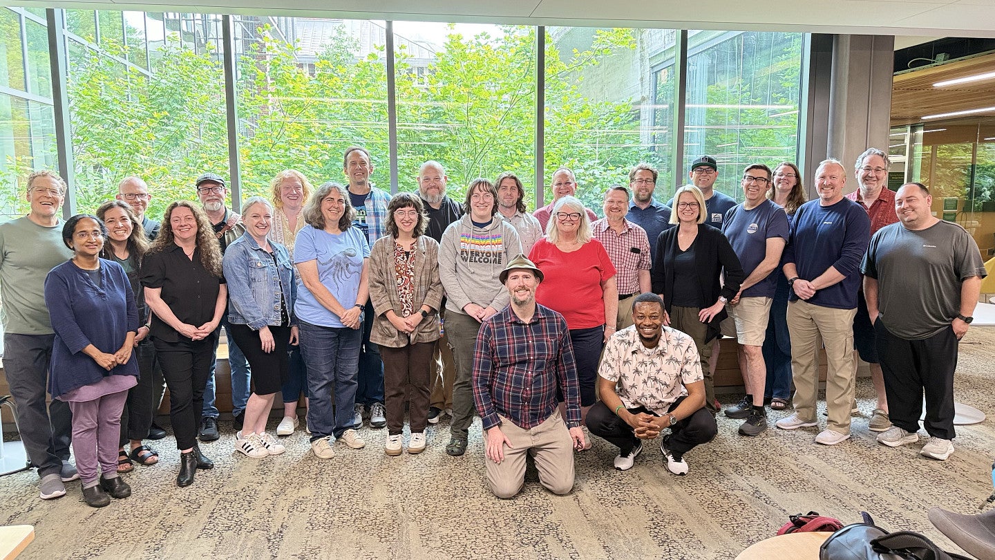 high school teachers and the Cybersecurity Teacher Training Workshop, “Training the Trainers.”