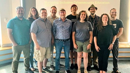 Teachers from across Oregon came to the University of Oregon for a week to learn critical curriculum they can use to teach cybersecurity to students.