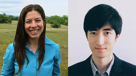 Two UO researchers earn prestigious NSF Career Awards, Lauren Hallett and Lei Jiao